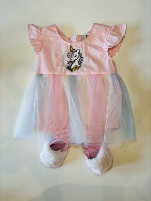 Baby Girl Unicorn Tutu Romper