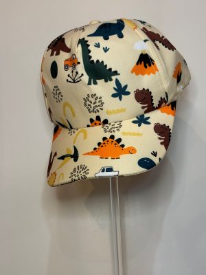 Toddler khaki Dino Hat