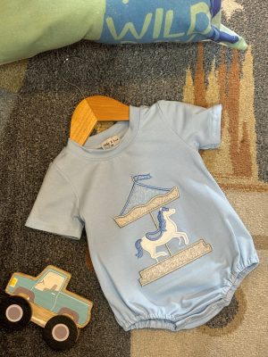 Baby Boy Blue Cotten Onesie