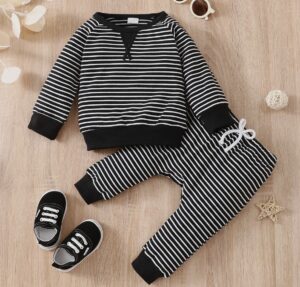 Baby Boy Black & White Casual